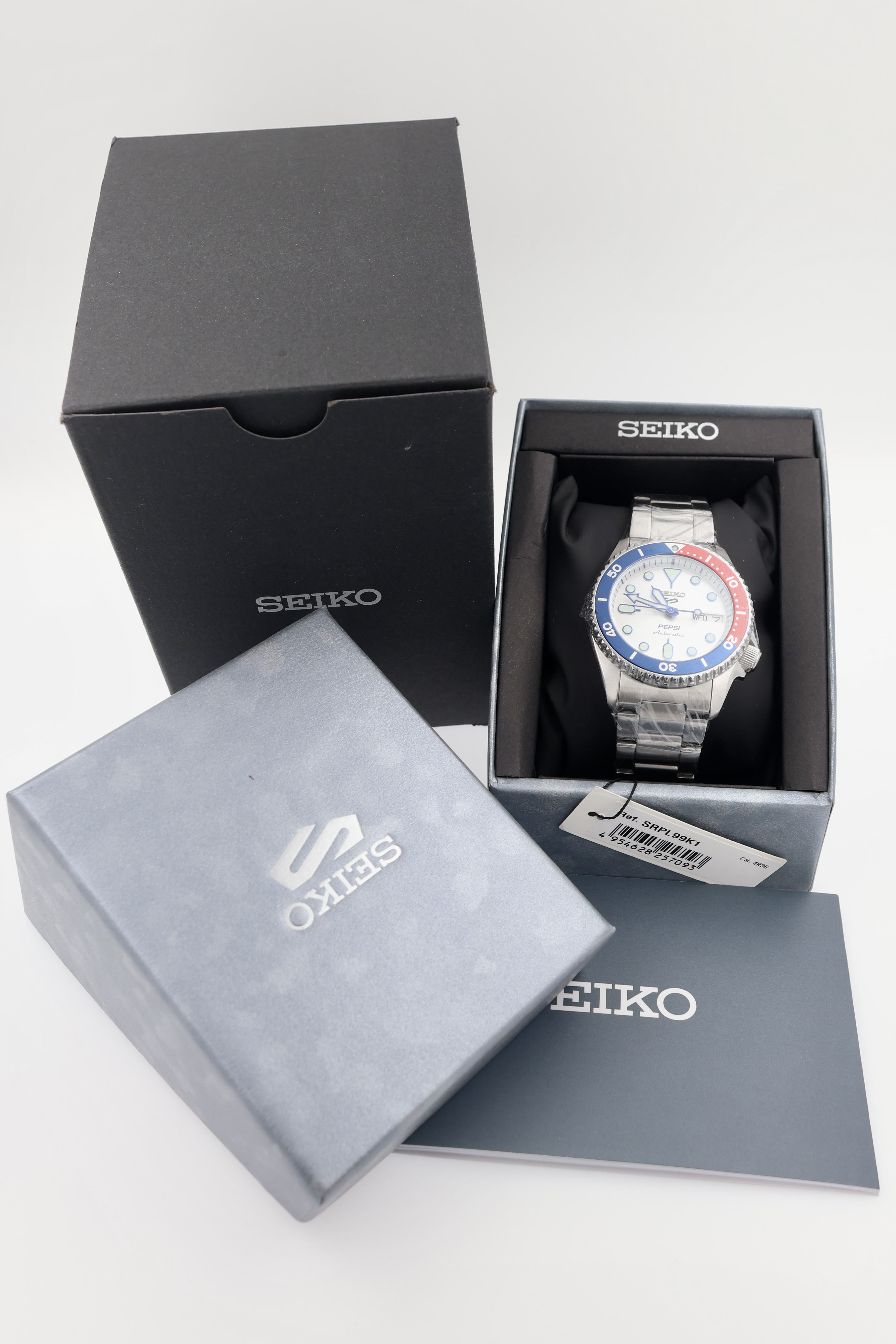 Seiko New 5 Sports Pepsi limited edition view 6