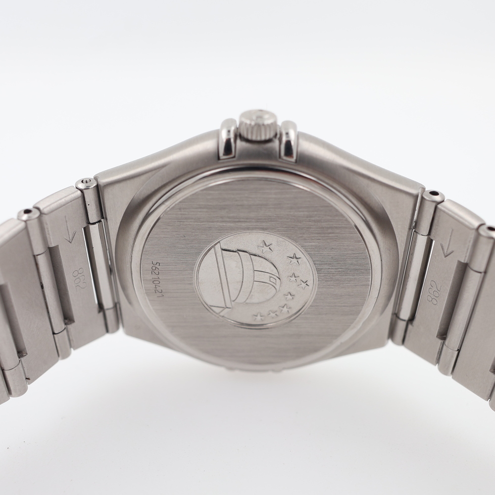 Omega Constellation stainless steel watch view 4