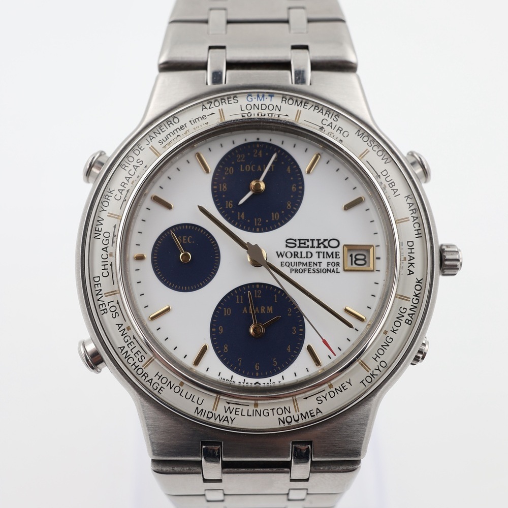 Seiko  World Time watch view 1