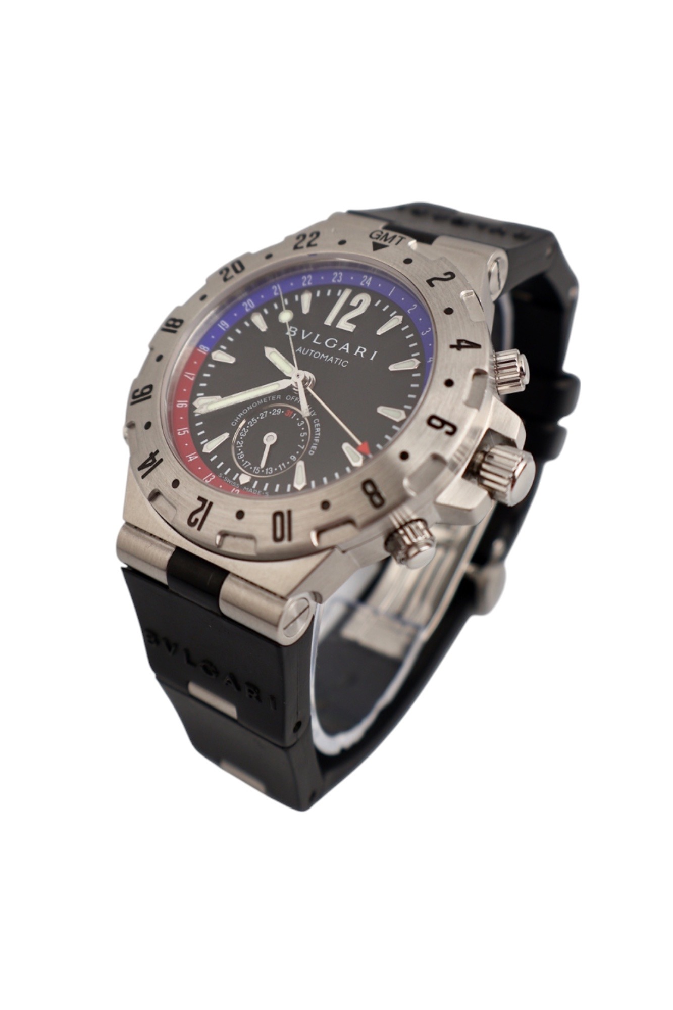 BVLGARI DIAGONO GMT AUTOMATIC 40MM Diagono GMT view 2