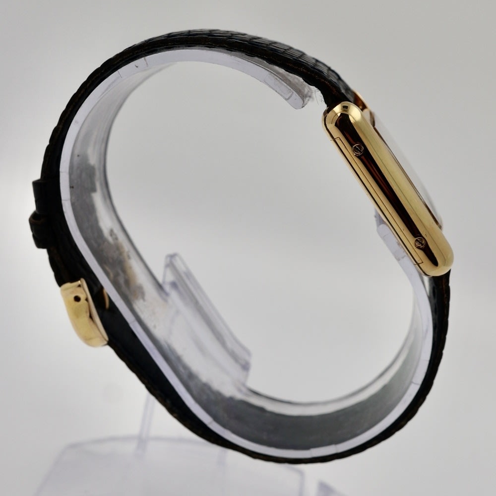 Cartier  Must de Tank lapis lazuli dial view 3