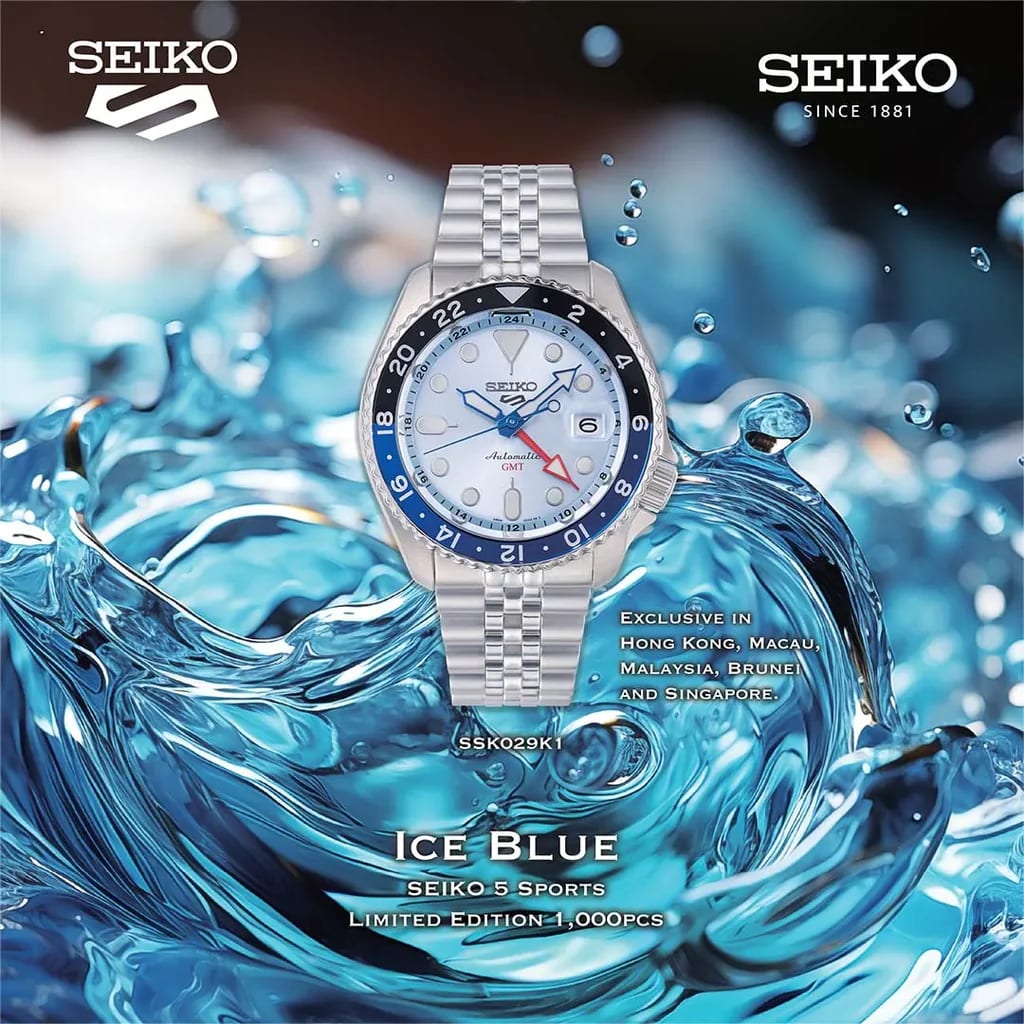 Seiko 5 Sports Automatic GMT view 3