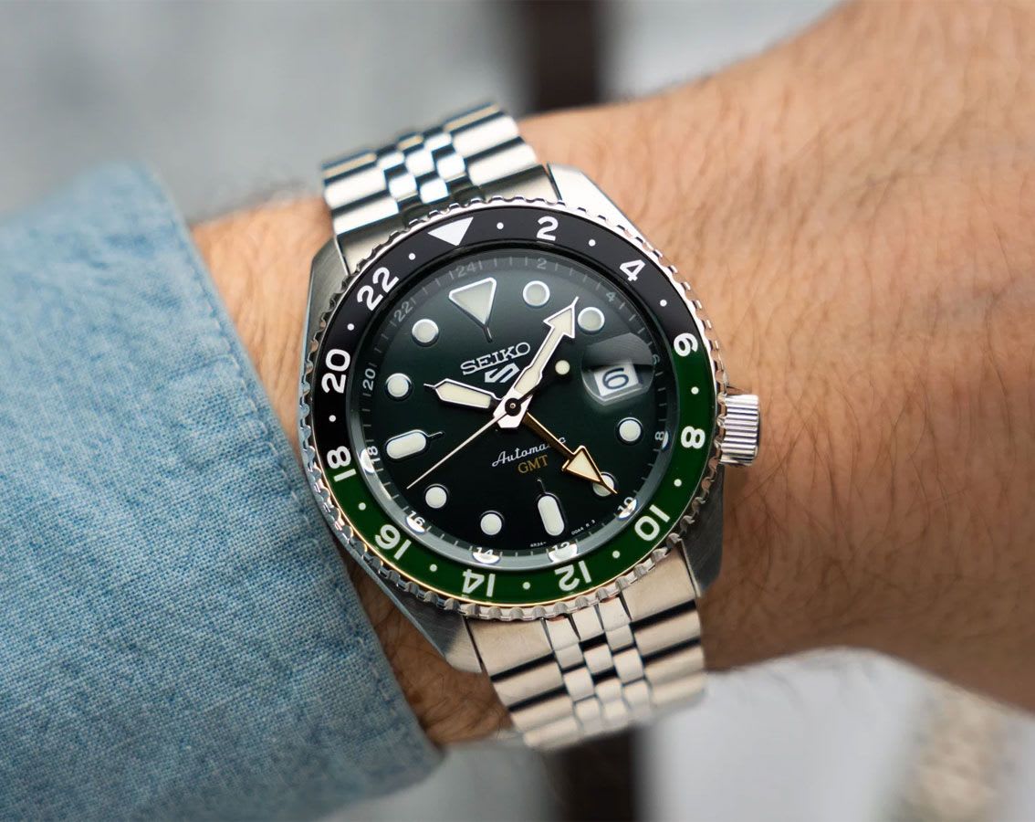 Seiko 5 Sports GMT Automatic watch view 2