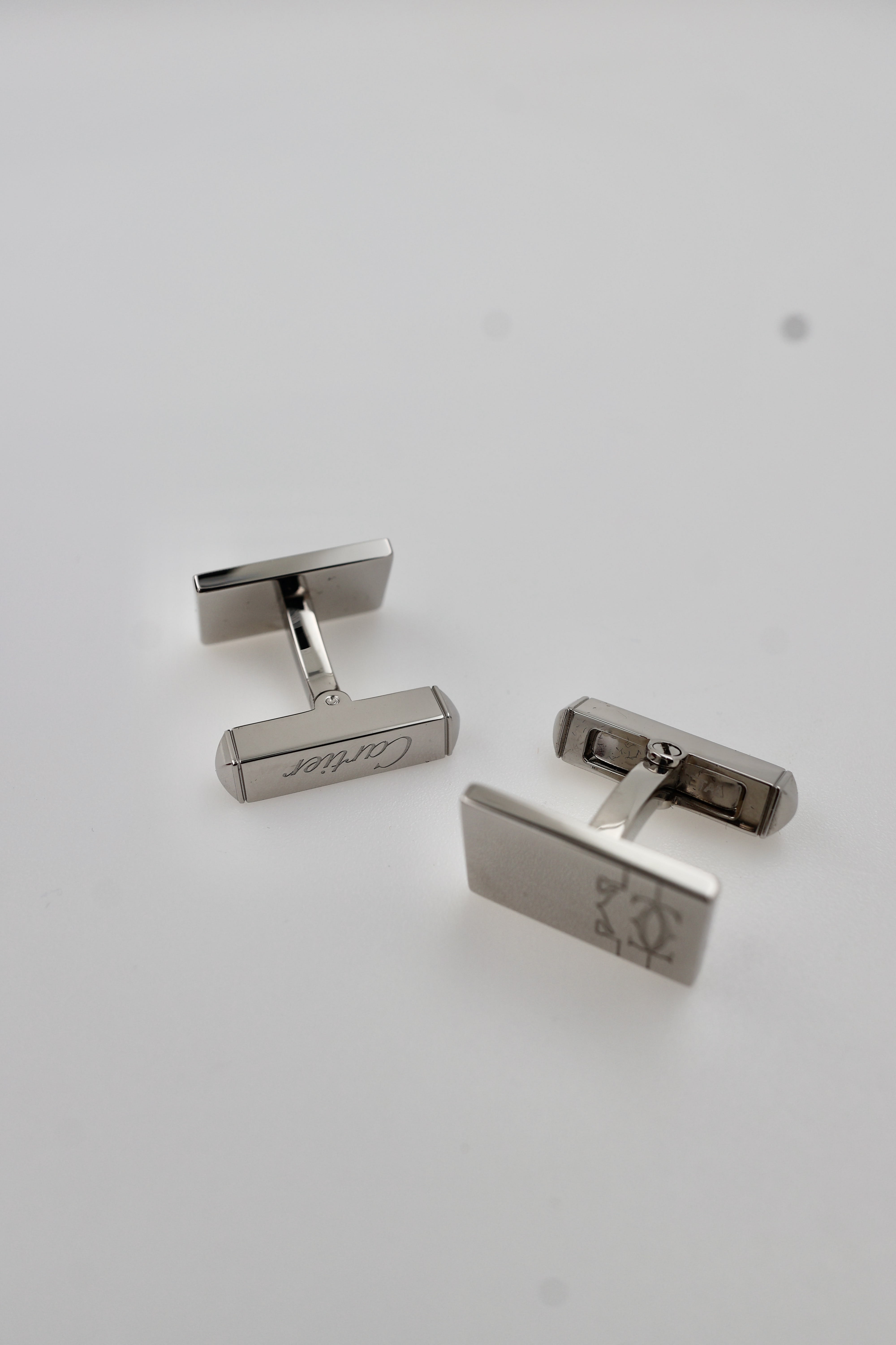 Cartier Cufflinks Double C Shaped 925 view 5