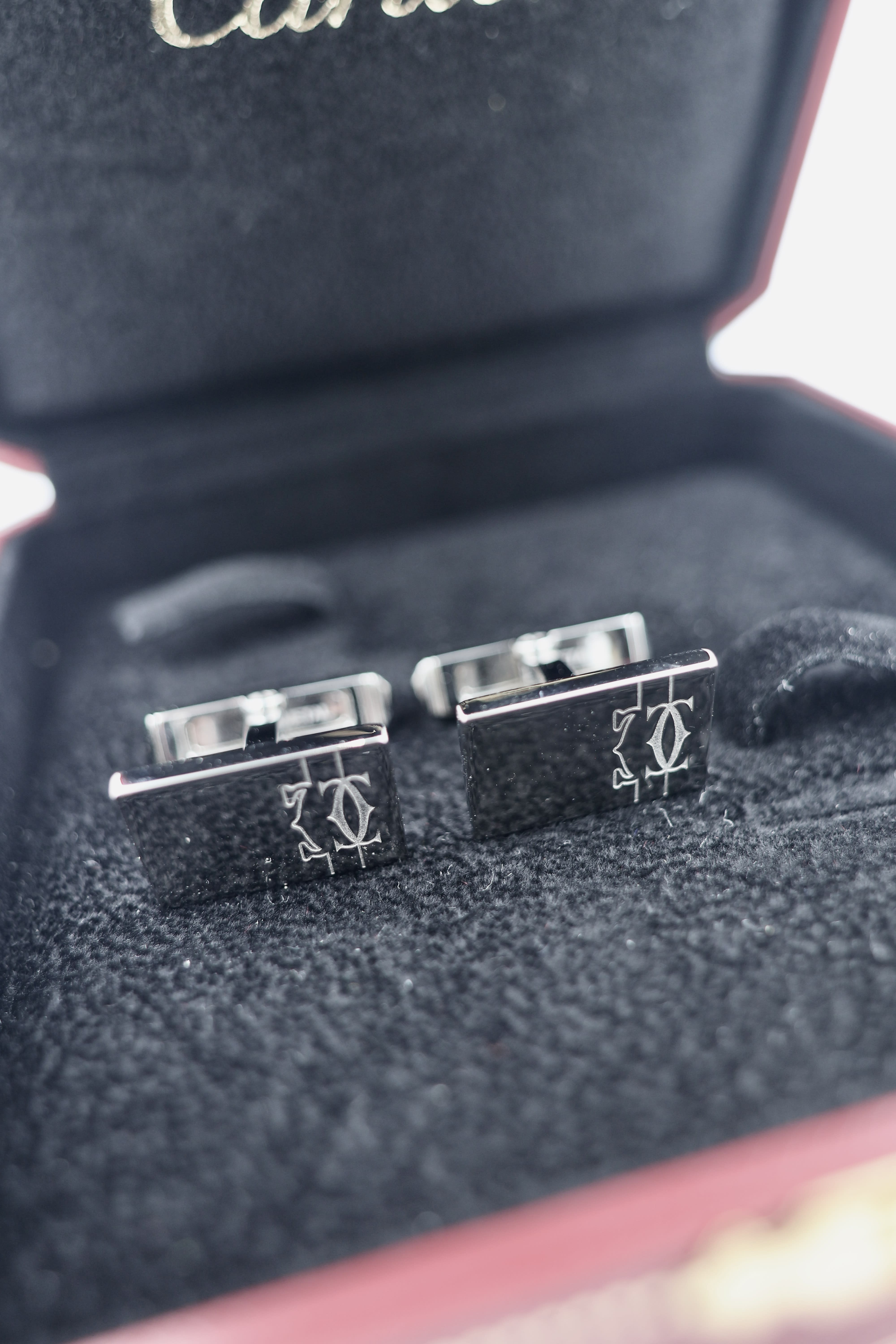 Cartier Cufflinks Double C Shaped 925 view 2
