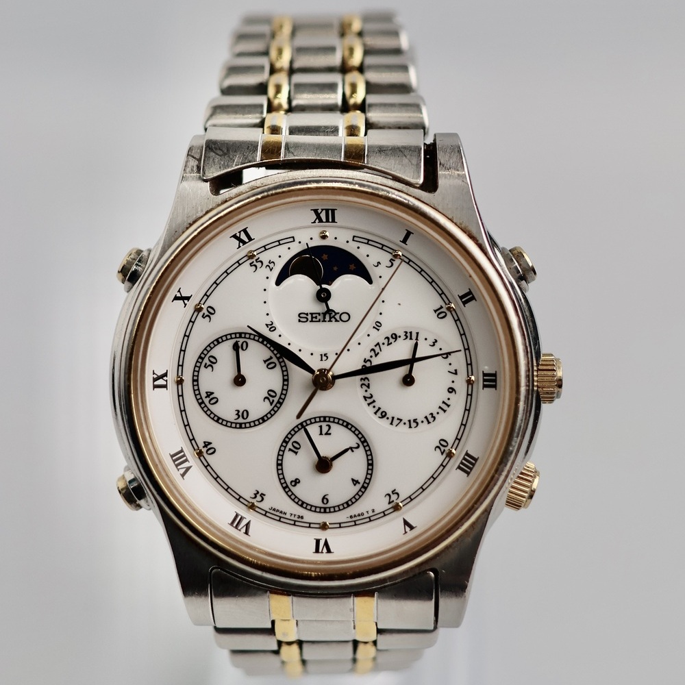 Seiko Chronograph Moonphase view 1