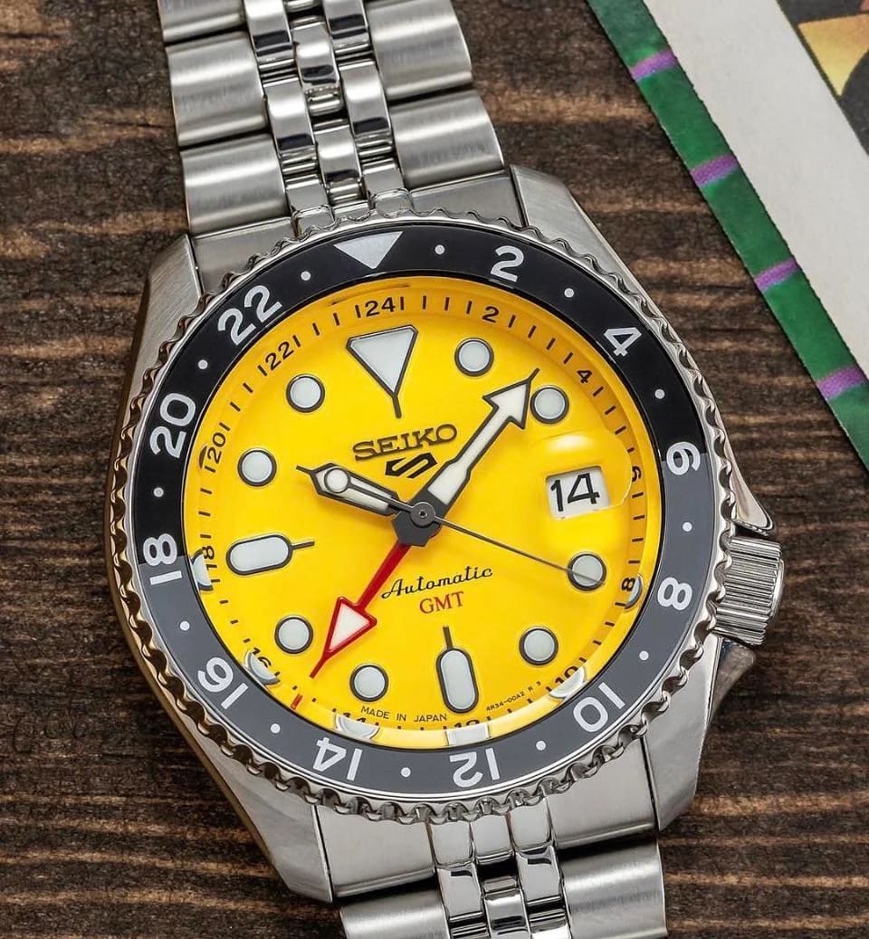 Seiko 5 Sports GMT Automatic watch view 2