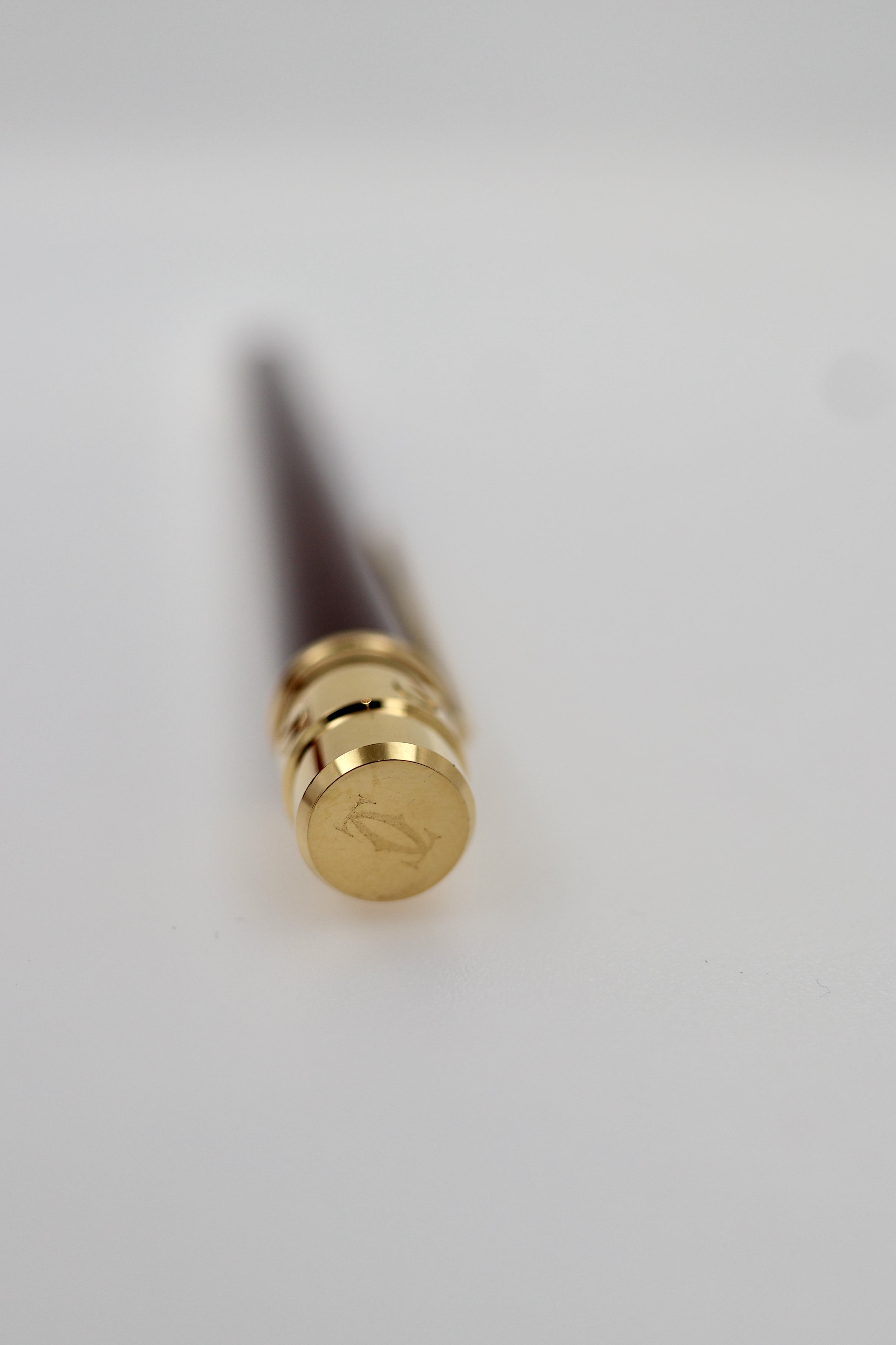 Cartier Ballpoint Pen Santos Bordeaux Lacquer view 7